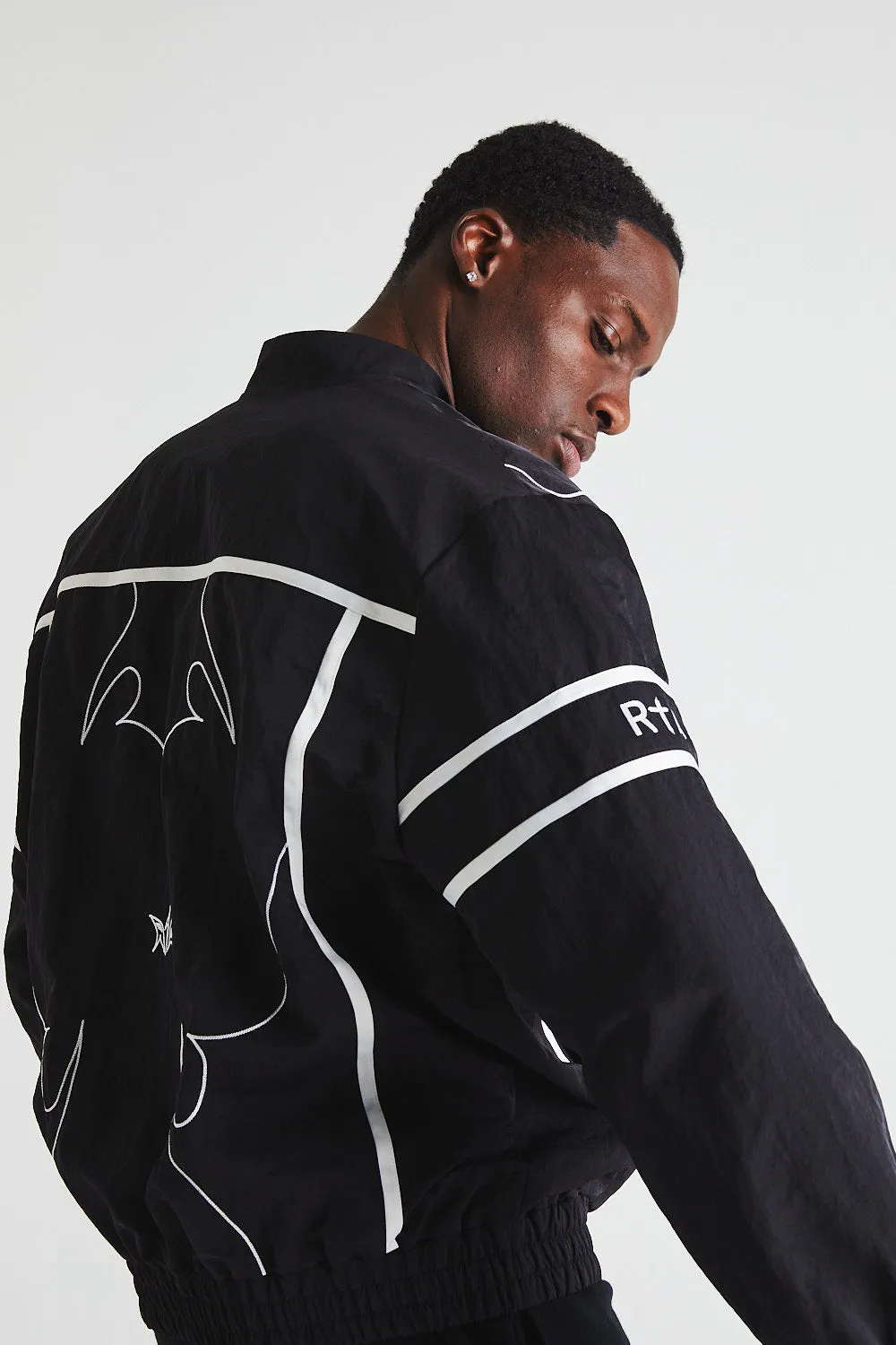 JASON TRACK JACKET | BLACK & WHITE WESTERN