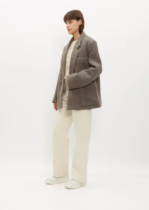 Juri Wool Jacket — Mud Grey