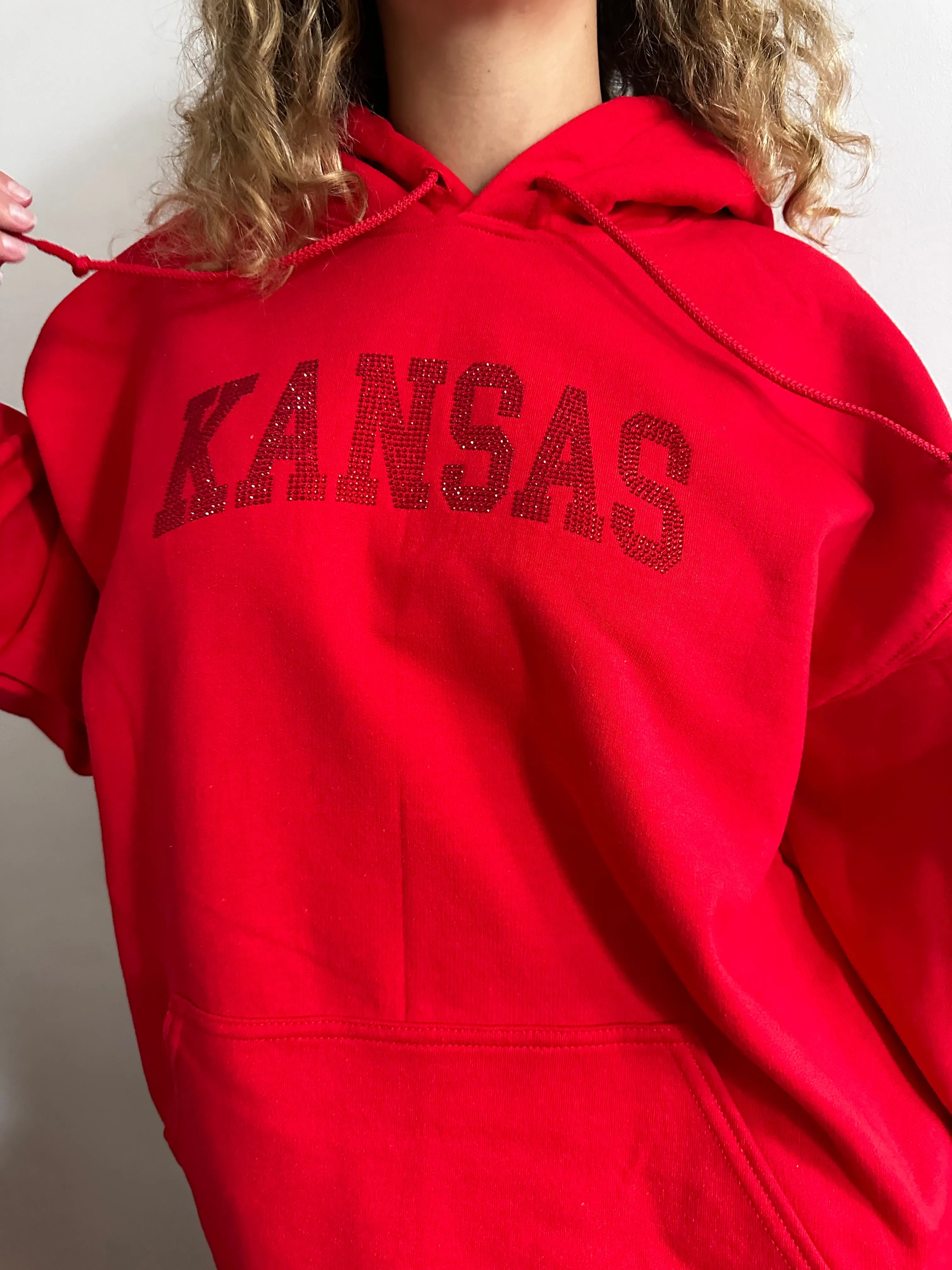 Kansas Rhinestone Sweatshirt
