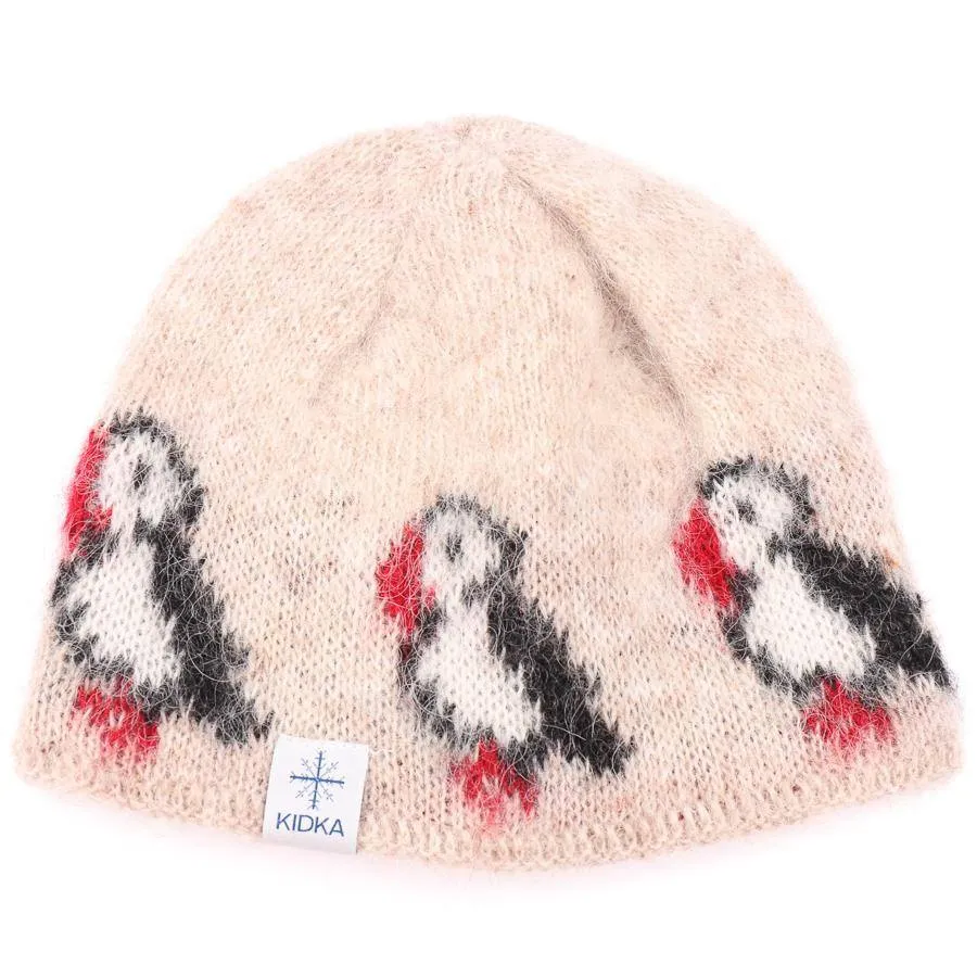 Kidka - Wool Hat - Blue Puffins