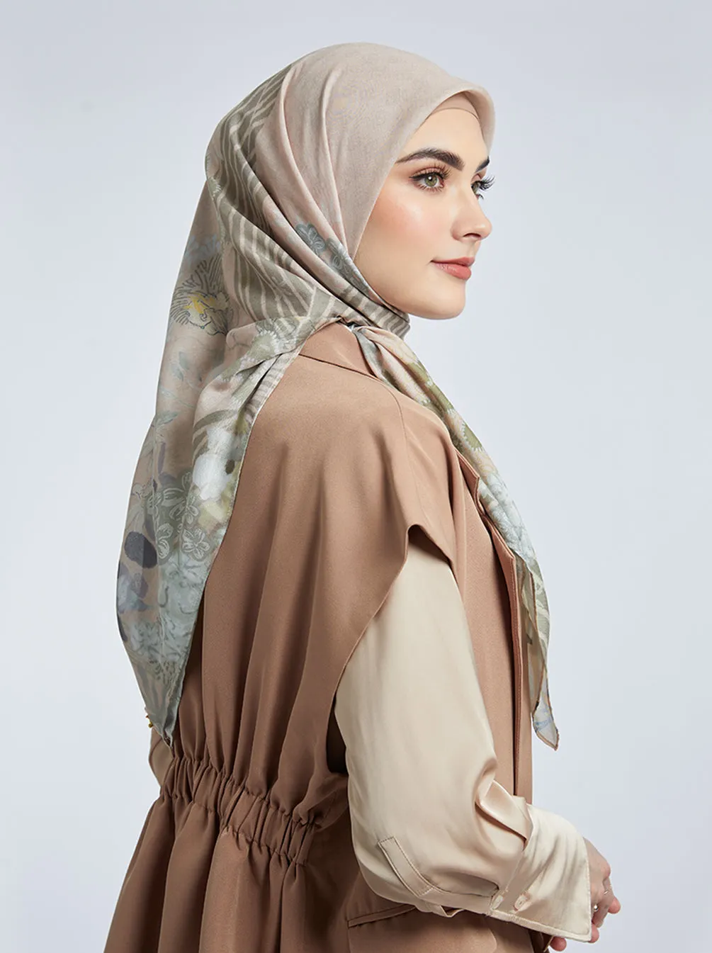 KIMMONIA SIGNATURE SCARF PEACH TAFFY