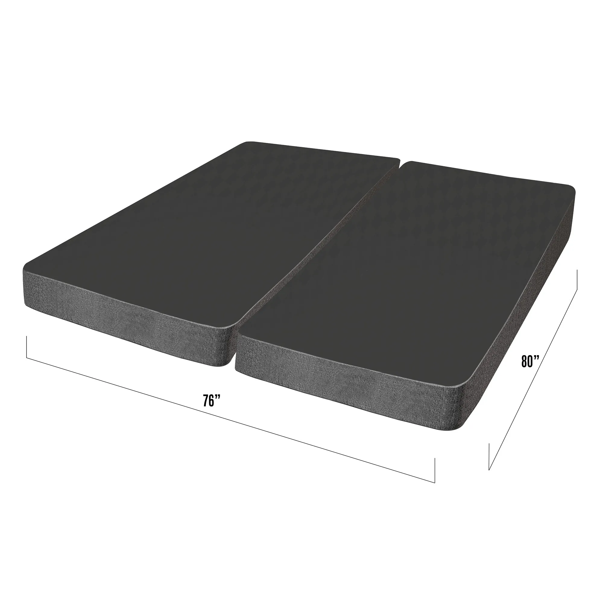 King 9-inch box spring - barton collection | durable & sturdy support