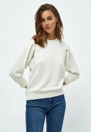 Laila 3/4 Sleeve Sweat - Cloud Dancer