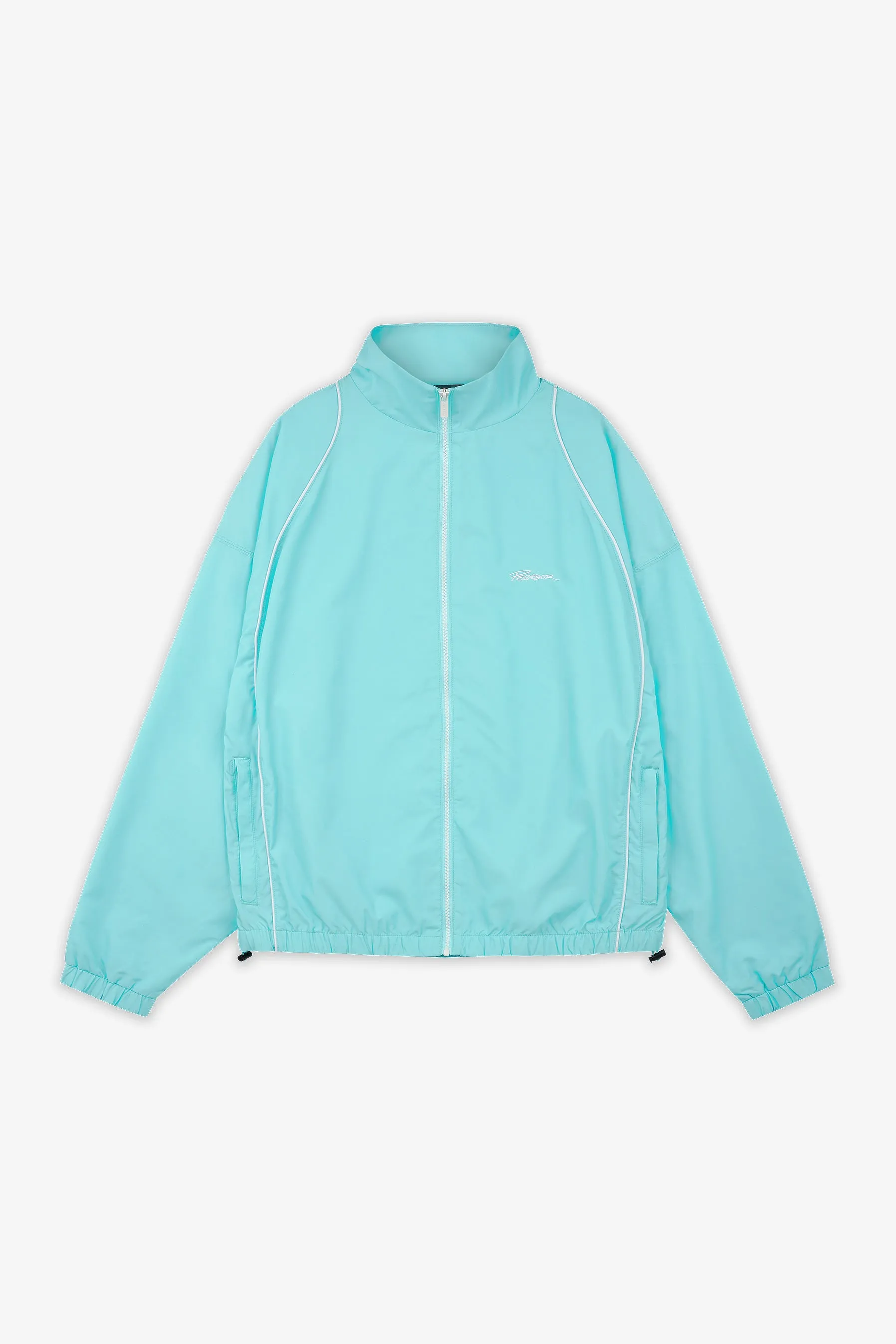 Lincoln Boxy Track Jacket Sky Blue