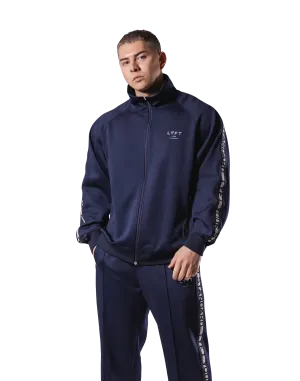 Logo Line Track Jacket - Navy
