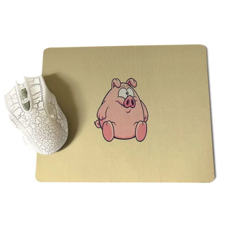 MaiYaCa  Piggy Anti-Slip Durable Silicone Computermats Size for 18x22x0.2cm Gaming Mousepads