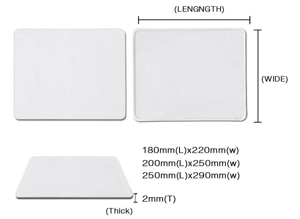 MaiYaCa  Piggy Anti-Slip Durable Silicone Computermats Size for 18x22x0.2cm Gaming Mousepads