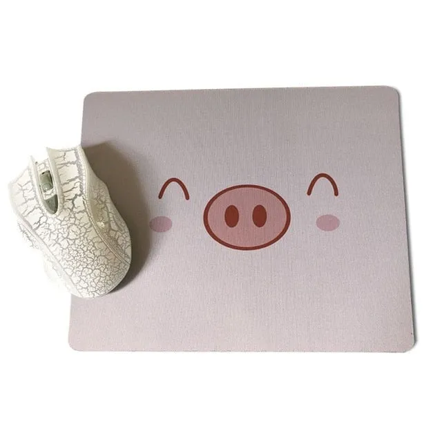 MaiYaCa  Piggy Anti-Slip Durable Silicone Computermats Size for 18x22x0.2cm Gaming Mousepads