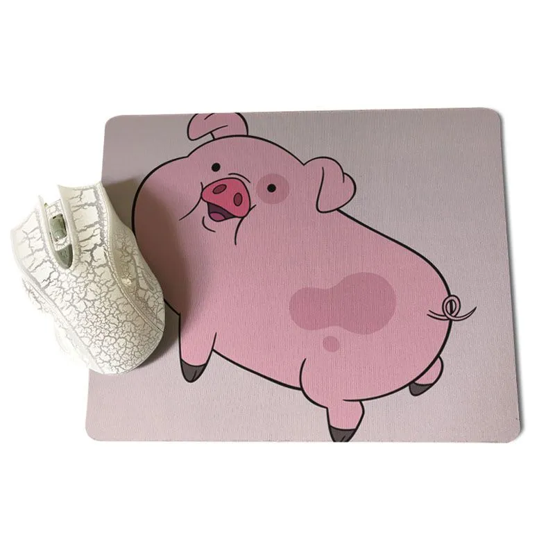 MaiYaCa  Piggy Anti-Slip Durable Silicone Computermats Size for 18x22x0.2cm Gaming Mousepads