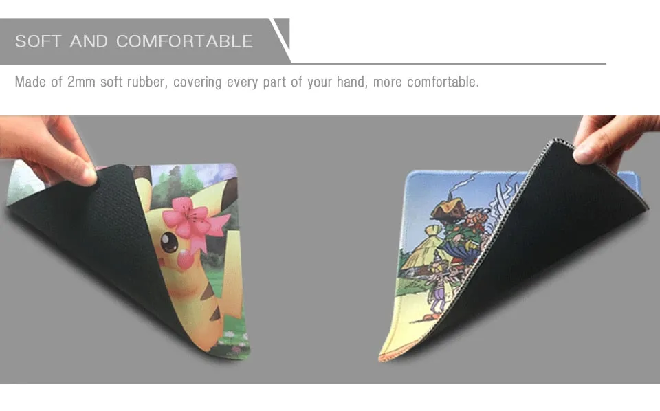 MaiYaCa  Piggy Anti-Slip Durable Silicone Computermats Size for 18x22x0.2cm Gaming Mousepads