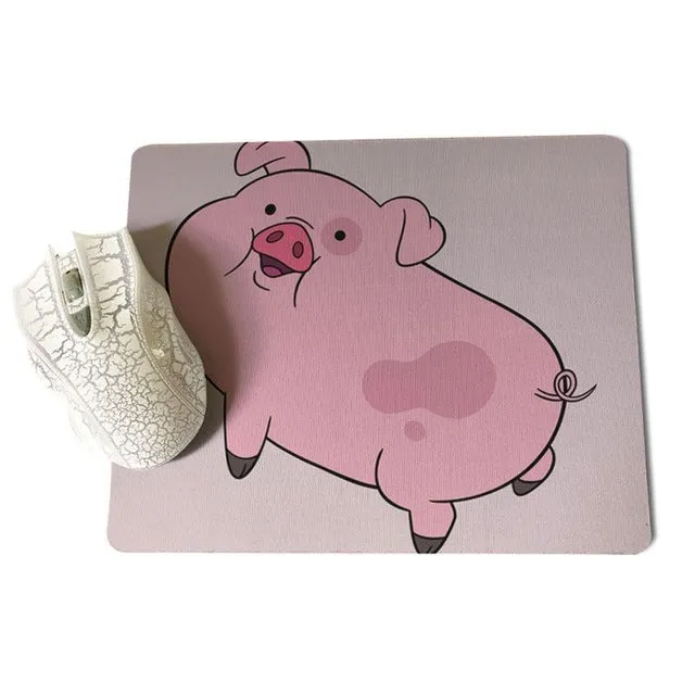 MaiYaCa  Piggy Anti-Slip Durable Silicone Computermats Size for 18x22x0.2cm Gaming Mousepads