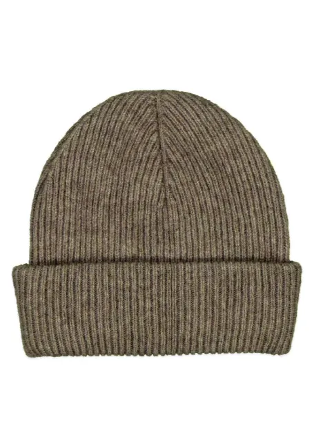 McDonald Possum Merino Fine Rib Hat Bark