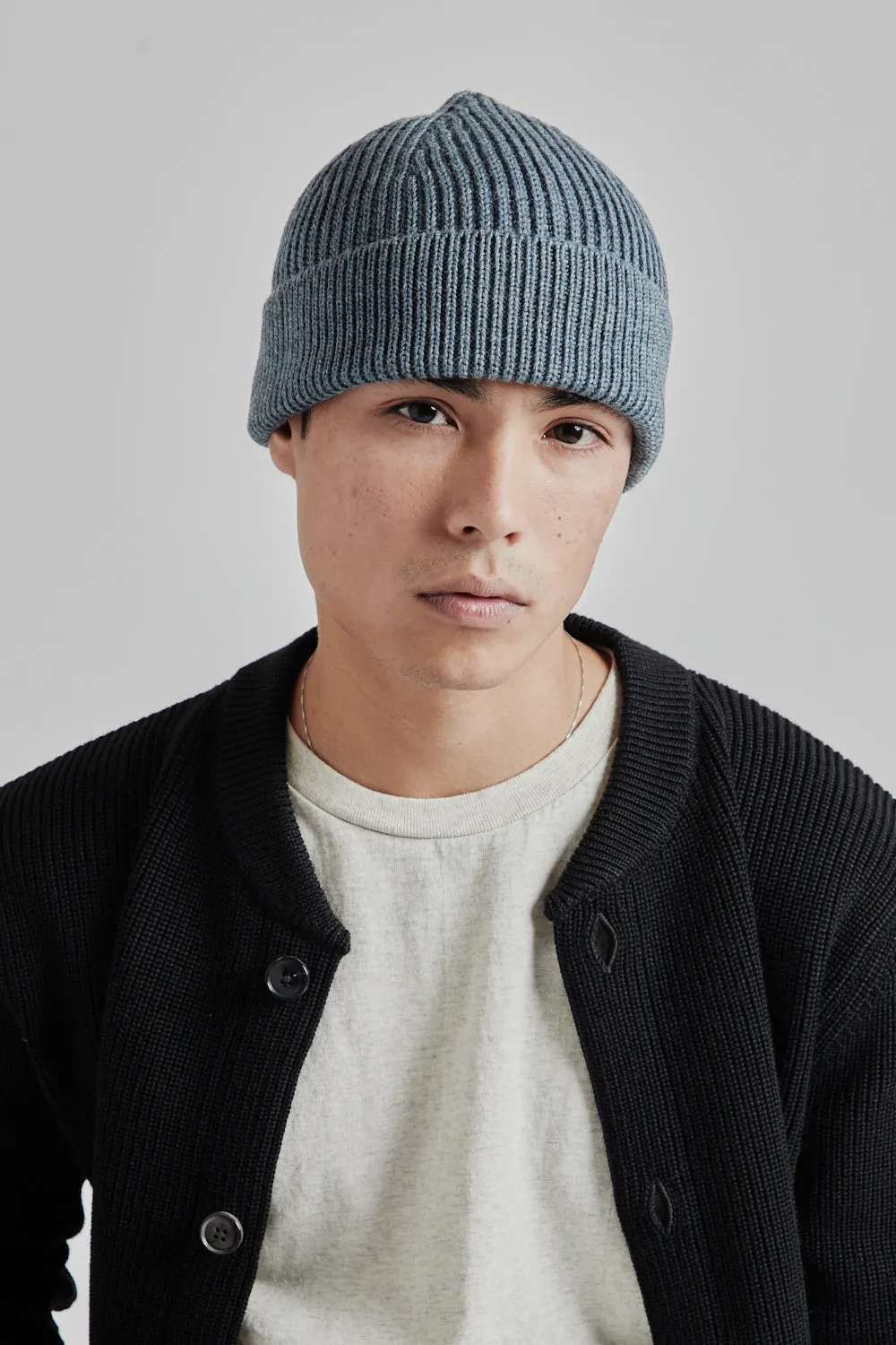 Medium Beanie - Light Indigo
