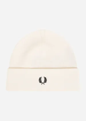 Merino wool beanie - ecru