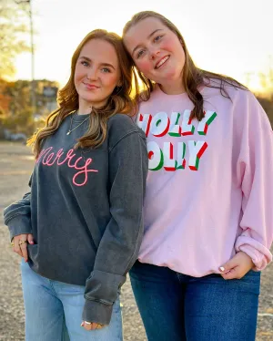 Merry Puff Ink Sweatshirt