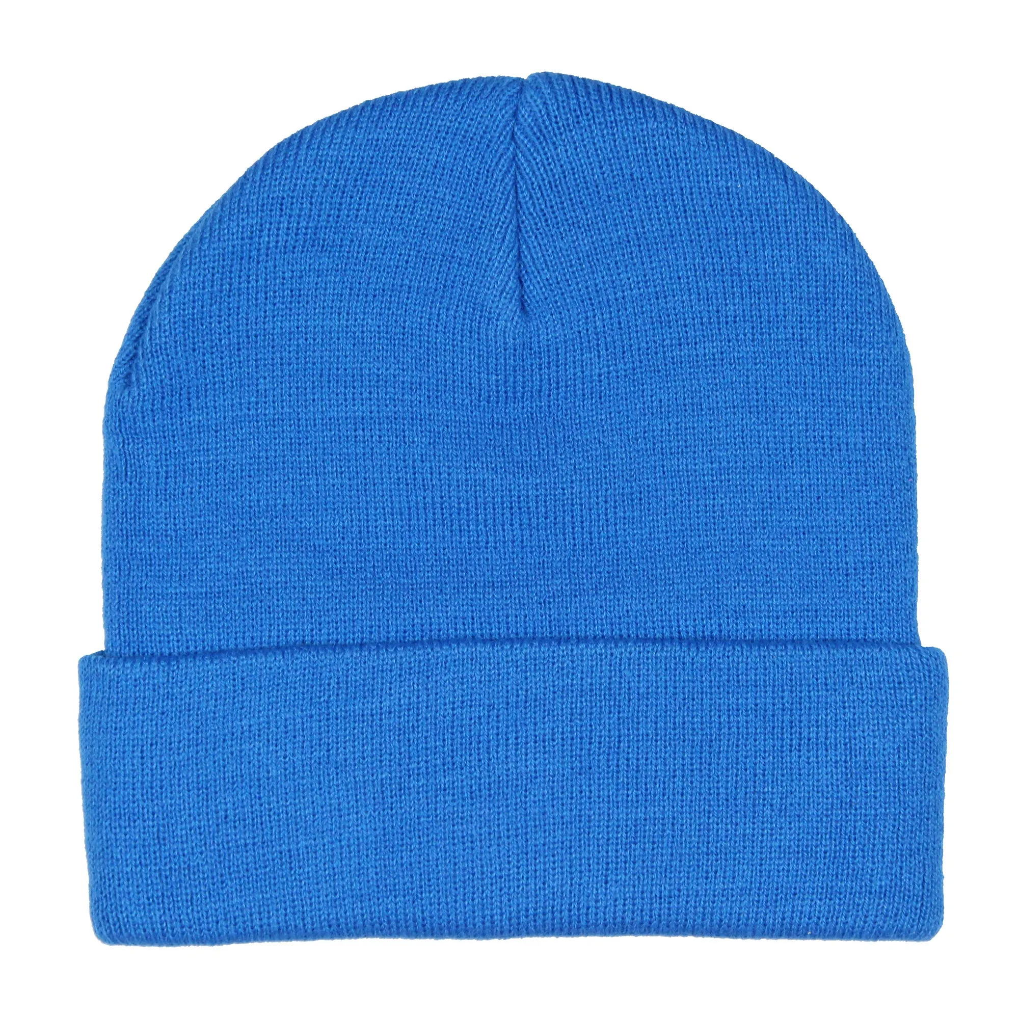 Monsters Inc Embroidered Logo Fold Cuff Adult Beanie OSFM