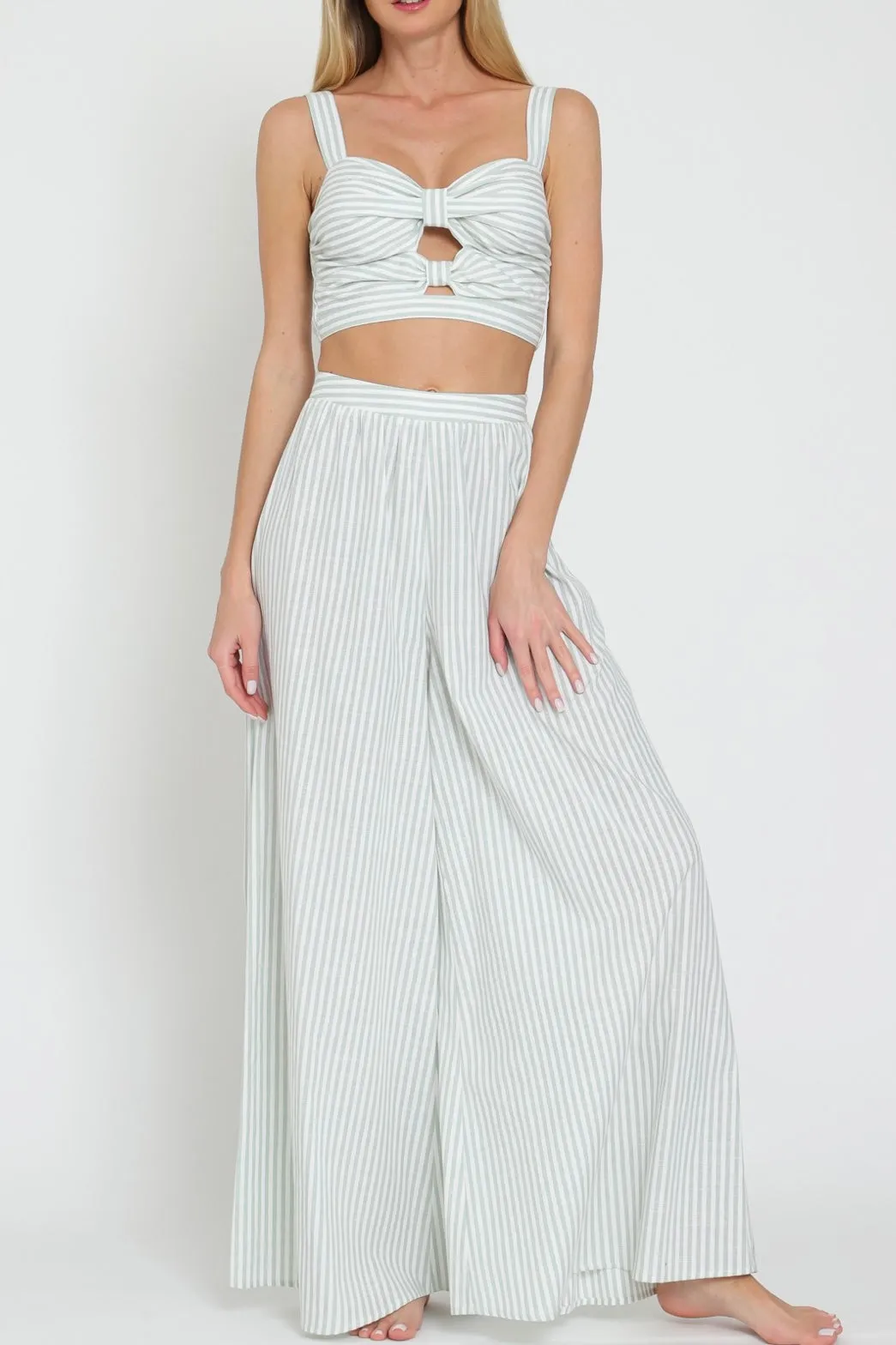 MONTCLAIRE WIDE LEG PANTS