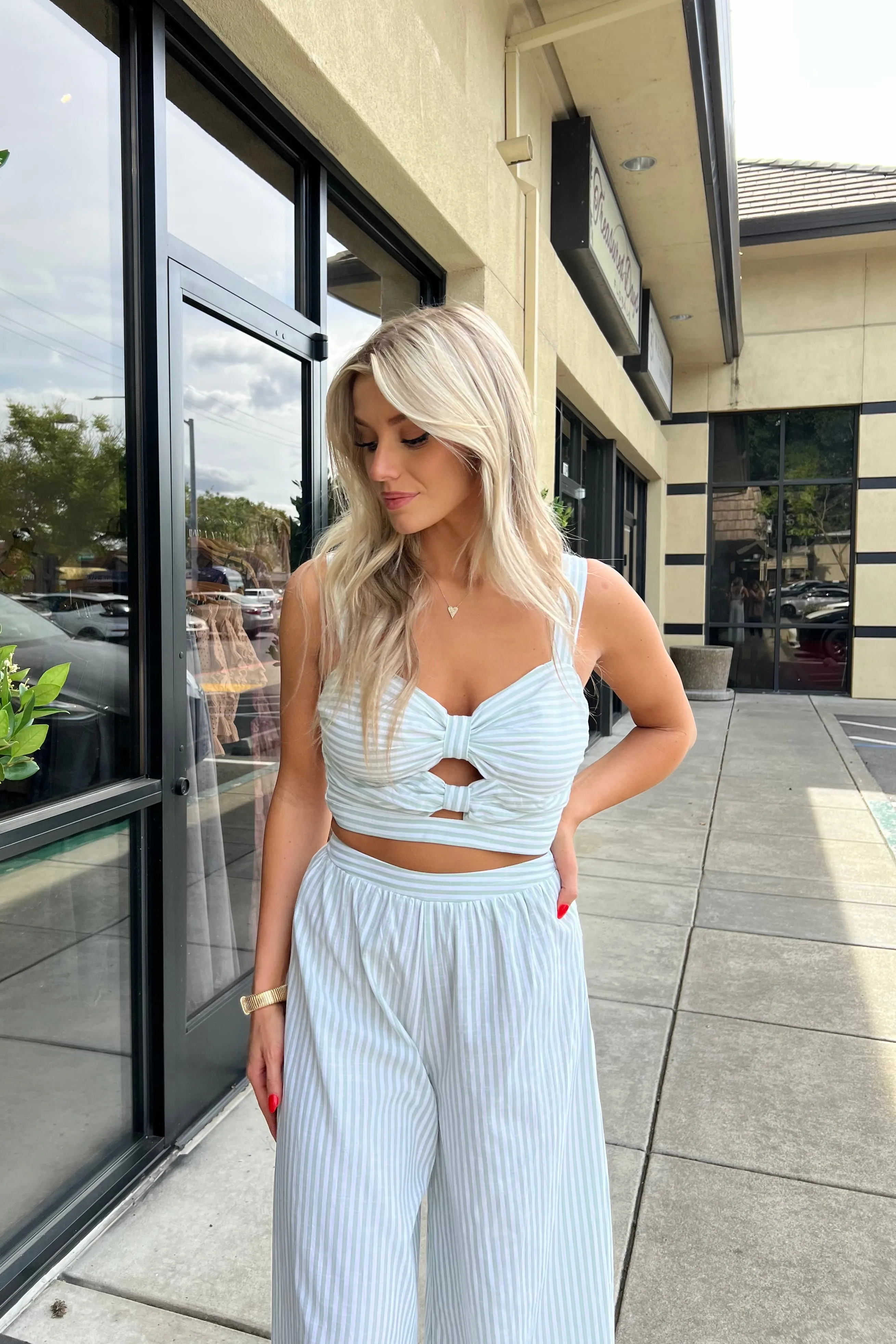 MONTCLAIRE WIDE LEG PANTS
