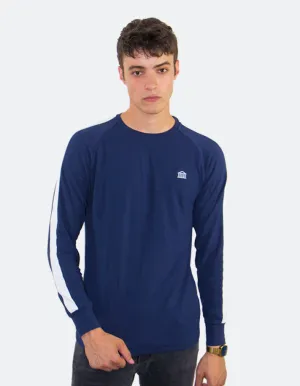Navy Blue Taped Sweatshirt