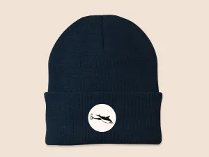Navy Penguin Winter Beanie