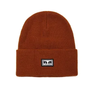 Obey Icon Eyes Beanie - Wood Brown