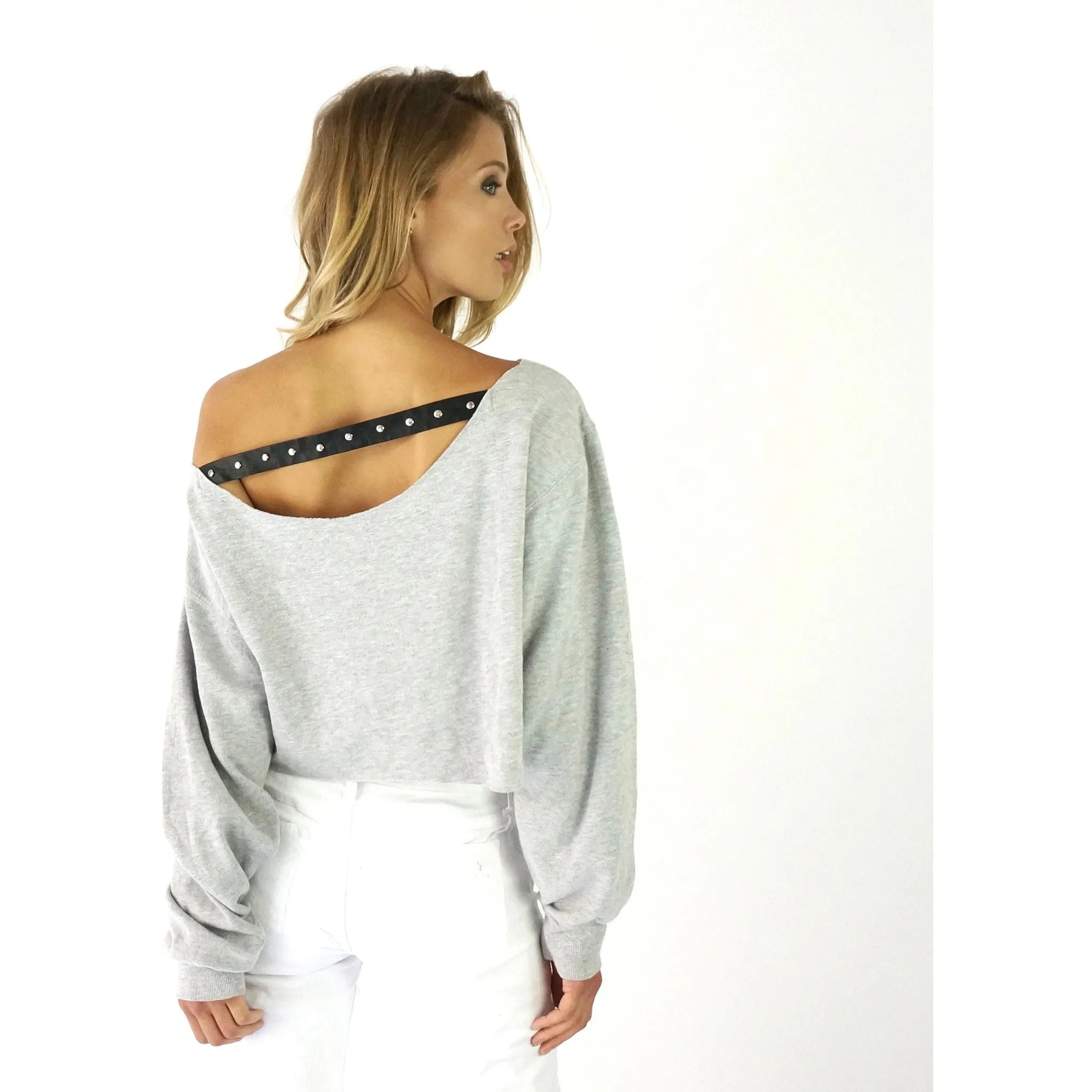 Only For Me Coca Cola Cropped Strap Sweatshirt
