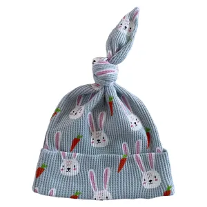 Organic Waffle Knot Beanie | Brother Bunny