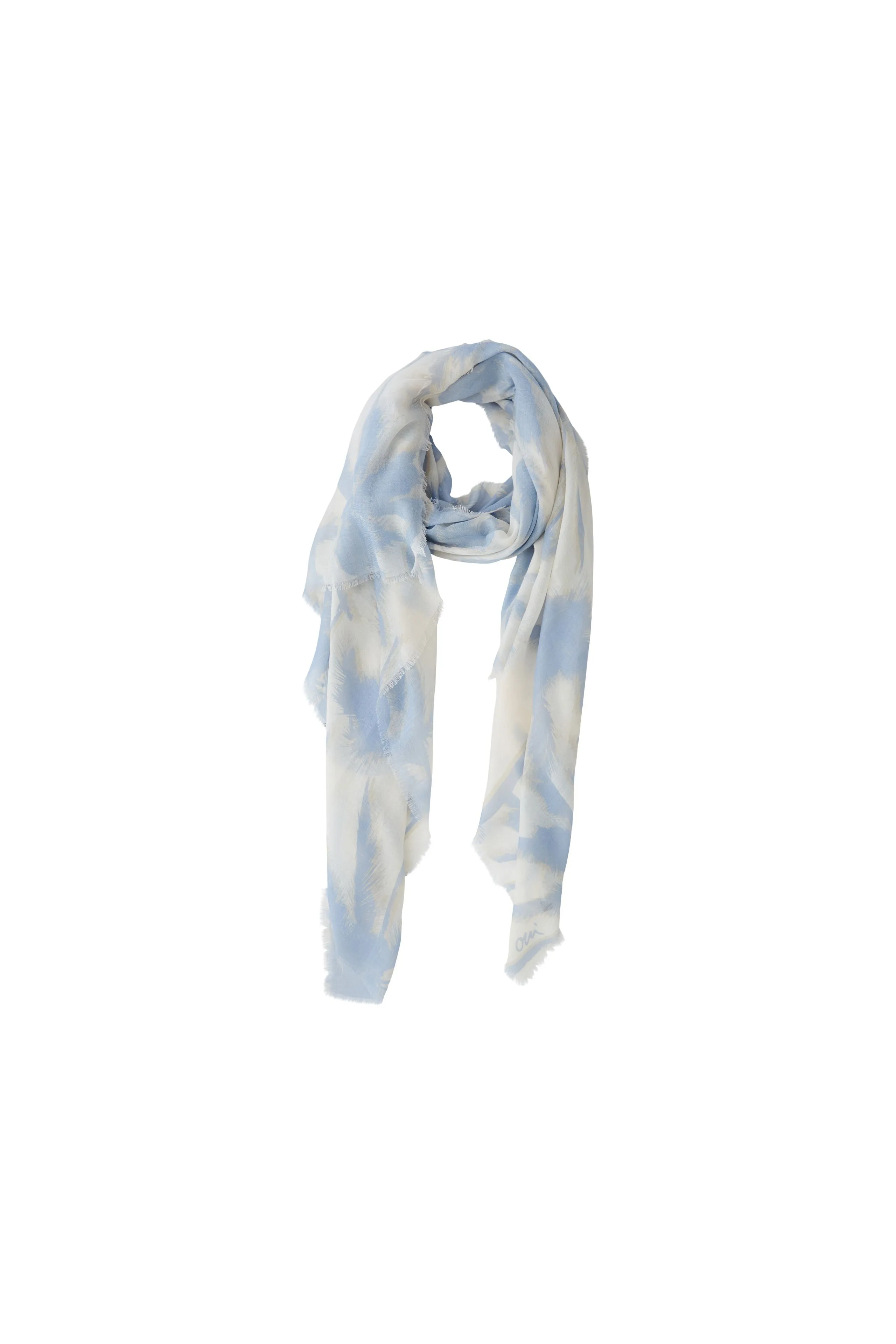 Palm Print Summer Scarf