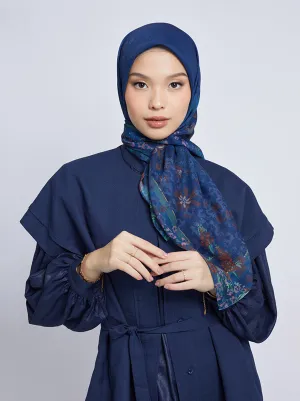 PRIMAVERA SIGNATURE SCARF NAVY
