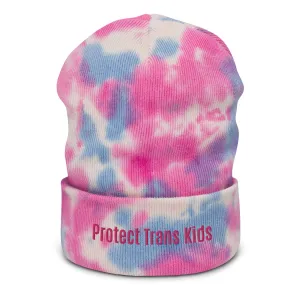 Protect Trans Kids Tie-Dye Beanie