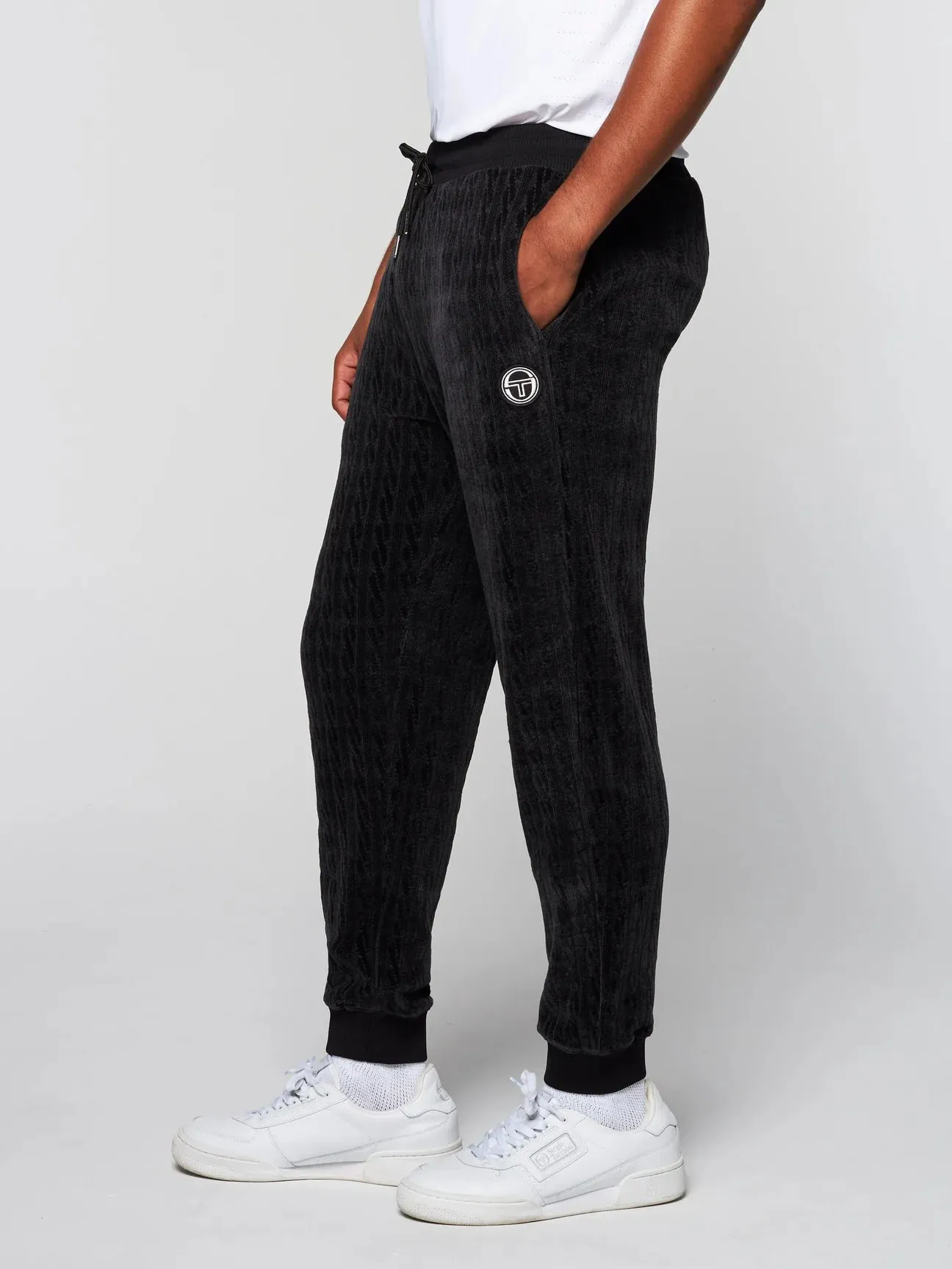 Sergio Tacchini TRENTO HOODIE AND PANT (BLACK BEAUTY)