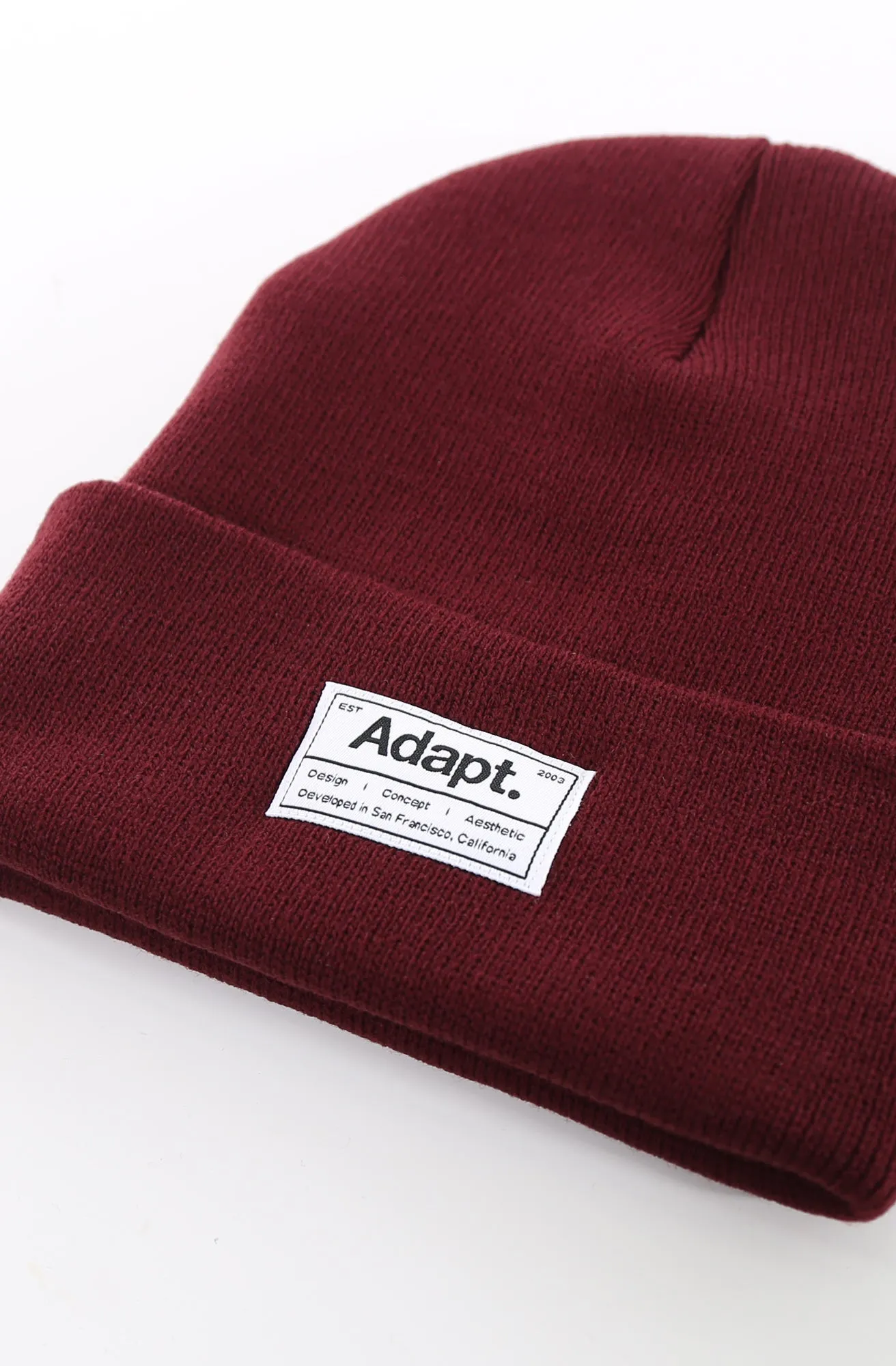 Shivan (Burgundy Cuff Beanie)