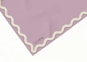 Sophie Dusky Lilac Silk Cotton Scarf - 54x54cm