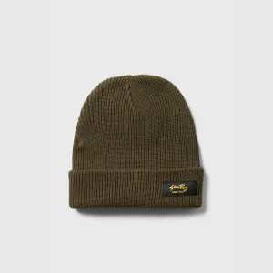 Stan Ray Waffle Skull Beanie - Olive