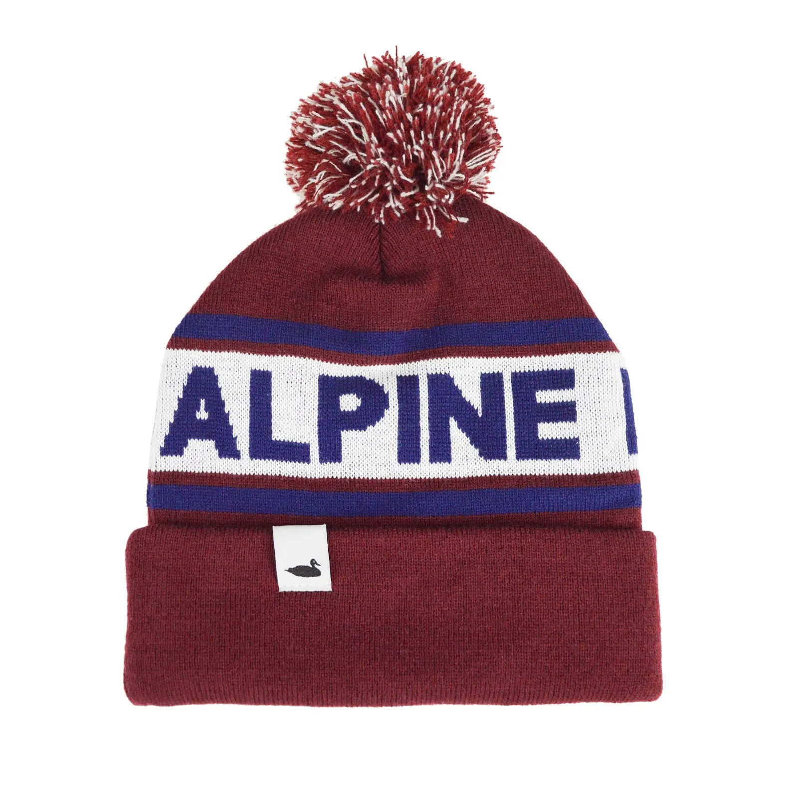 Summit Pom Beanie | Burgundy