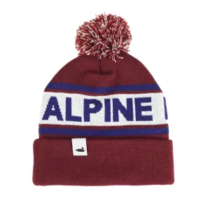 Summit Pom Beanie | Burgundy