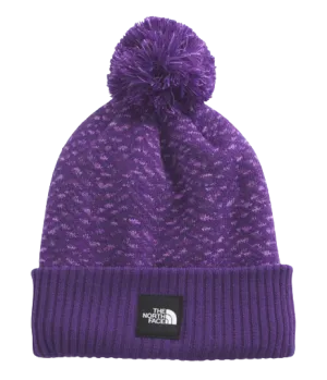 The North Face Girls Chevron Pom Beanie
