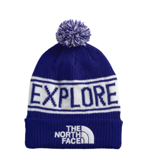 The North Face Retro TNF Pom Beanie Lapis Blue