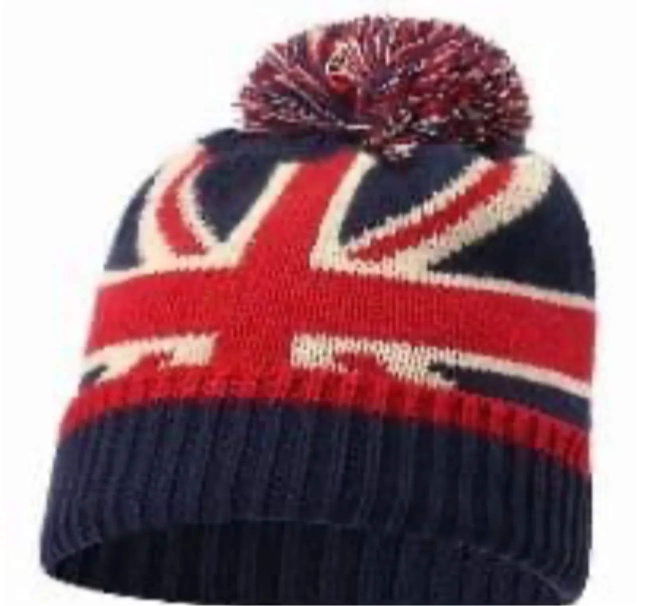 TMC MENS BOBBLE HAT / UNION JACK BOBBLY HAT