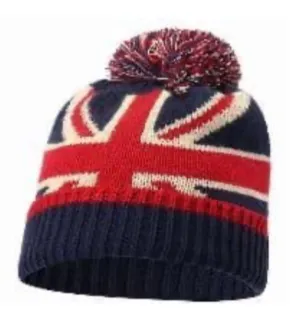 TMC MENS BOBBLE HAT / UNION JACK BOBBLY HAT