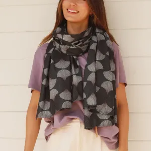 Tones of Black and Grey Scarf by Lemon Tree