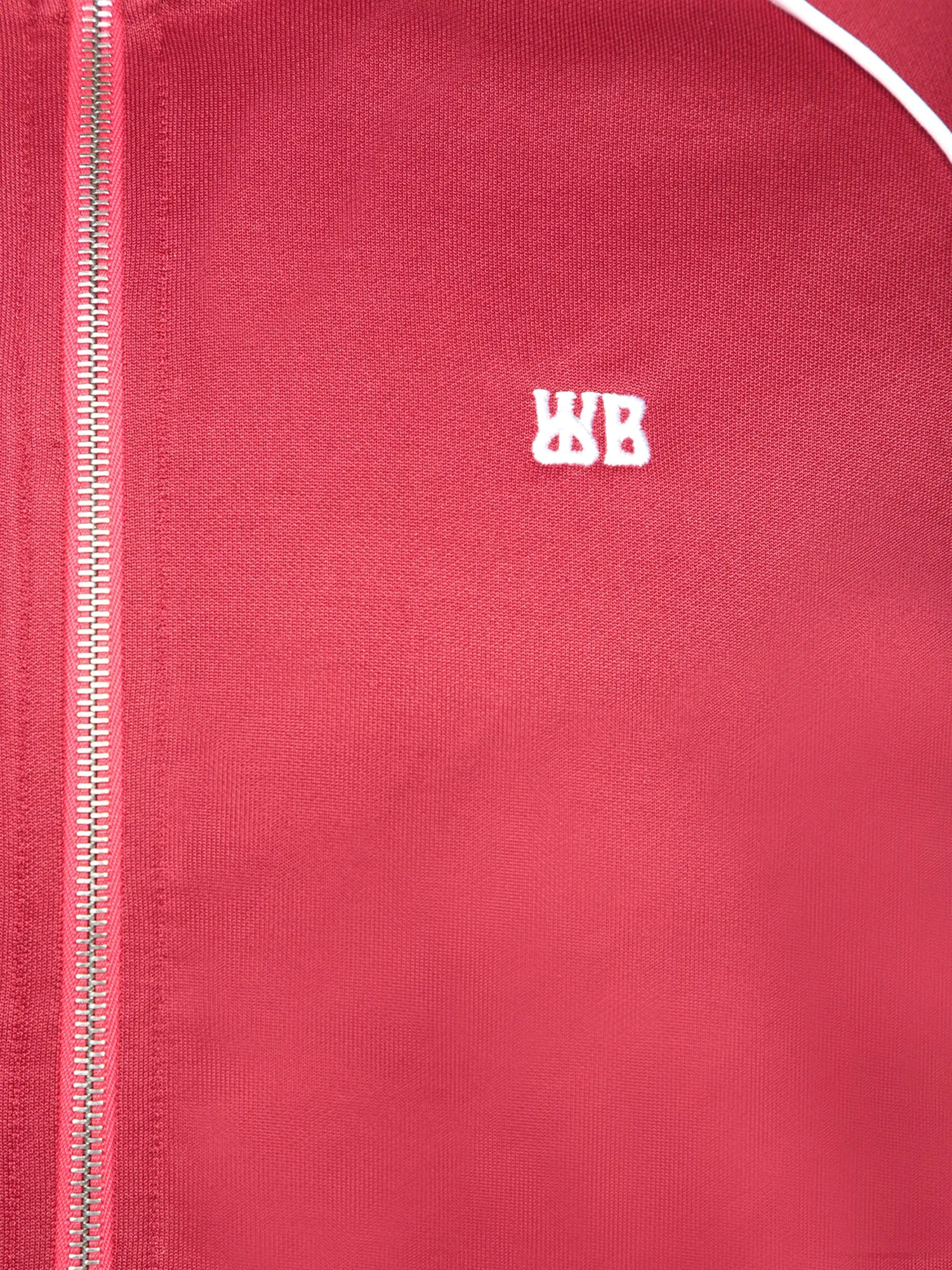 Track Zip Shine Red Jacket