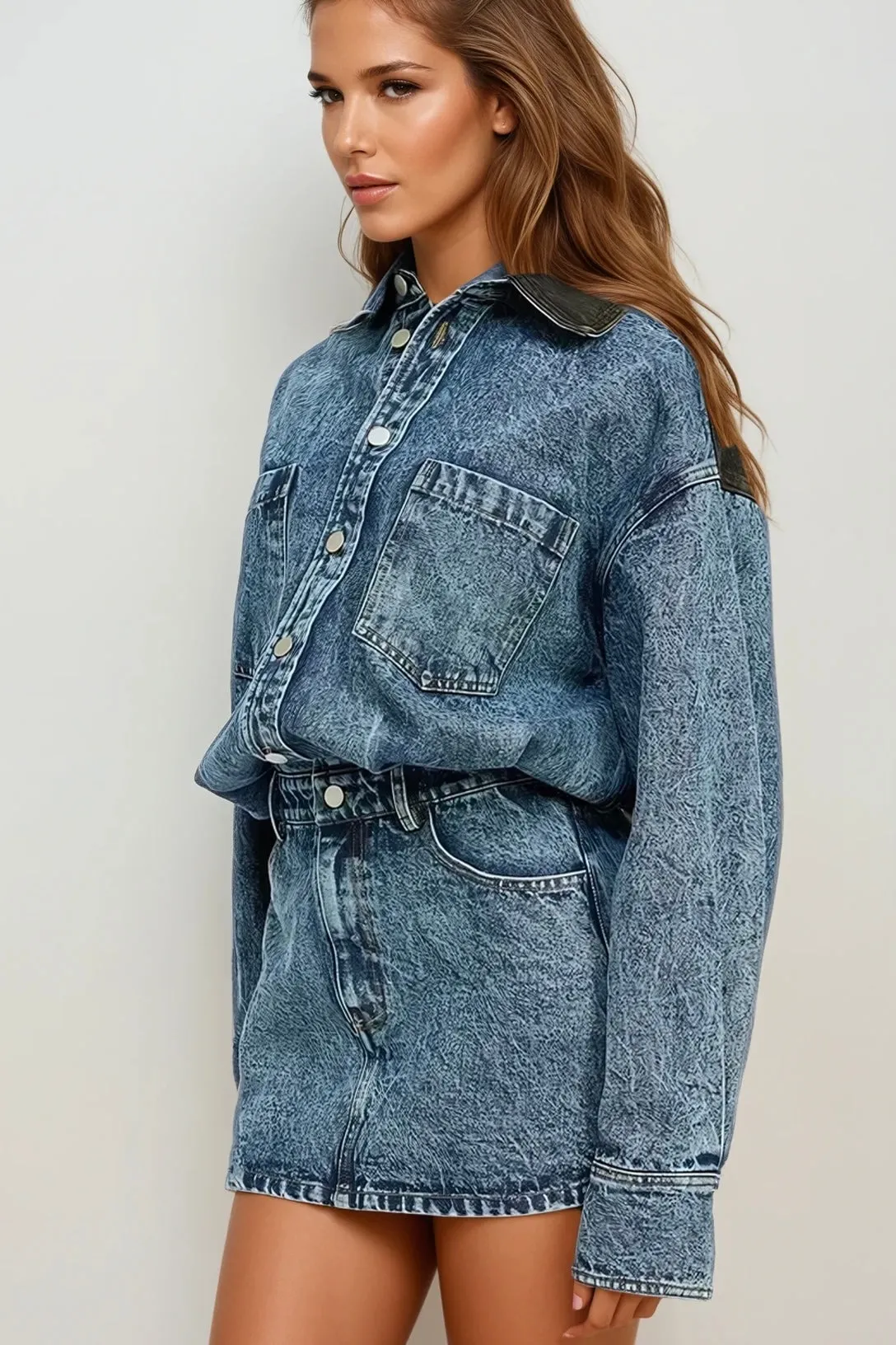 Urban Denim Mini Dress