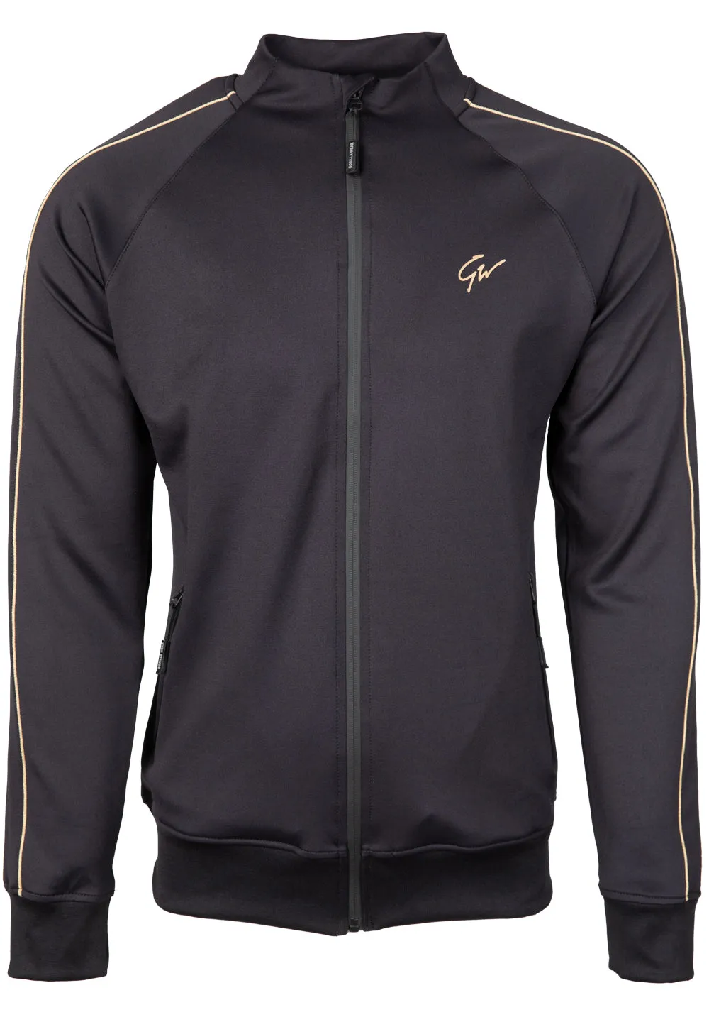 Wenden Track Jacket - Black/Gold