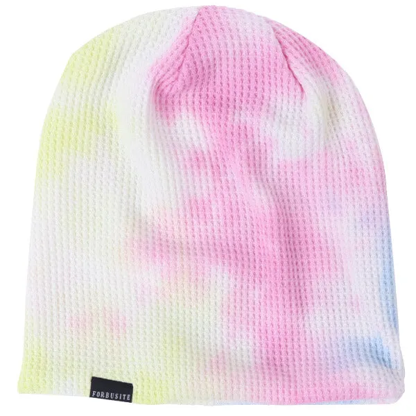 Womens Cotton Tie-dye Slouchy Beanie Hat WB2149
