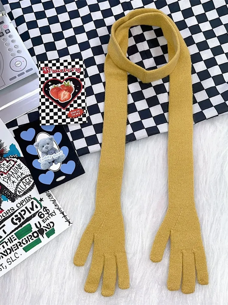 Y2K Hand-shaped Scarf