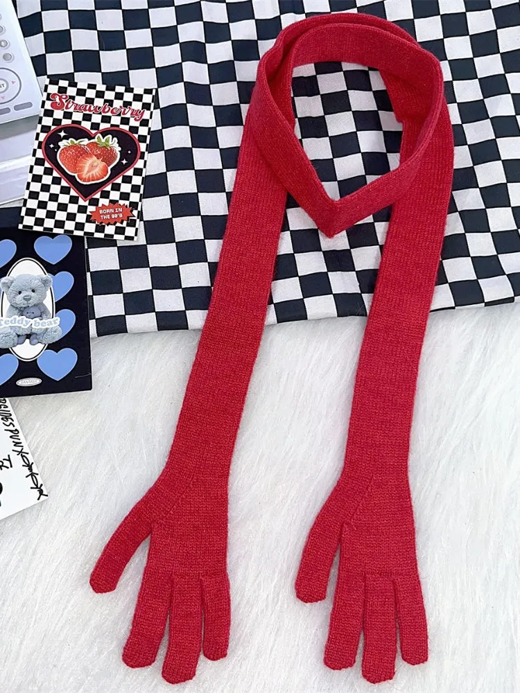 Y2K Hand-shaped Scarf